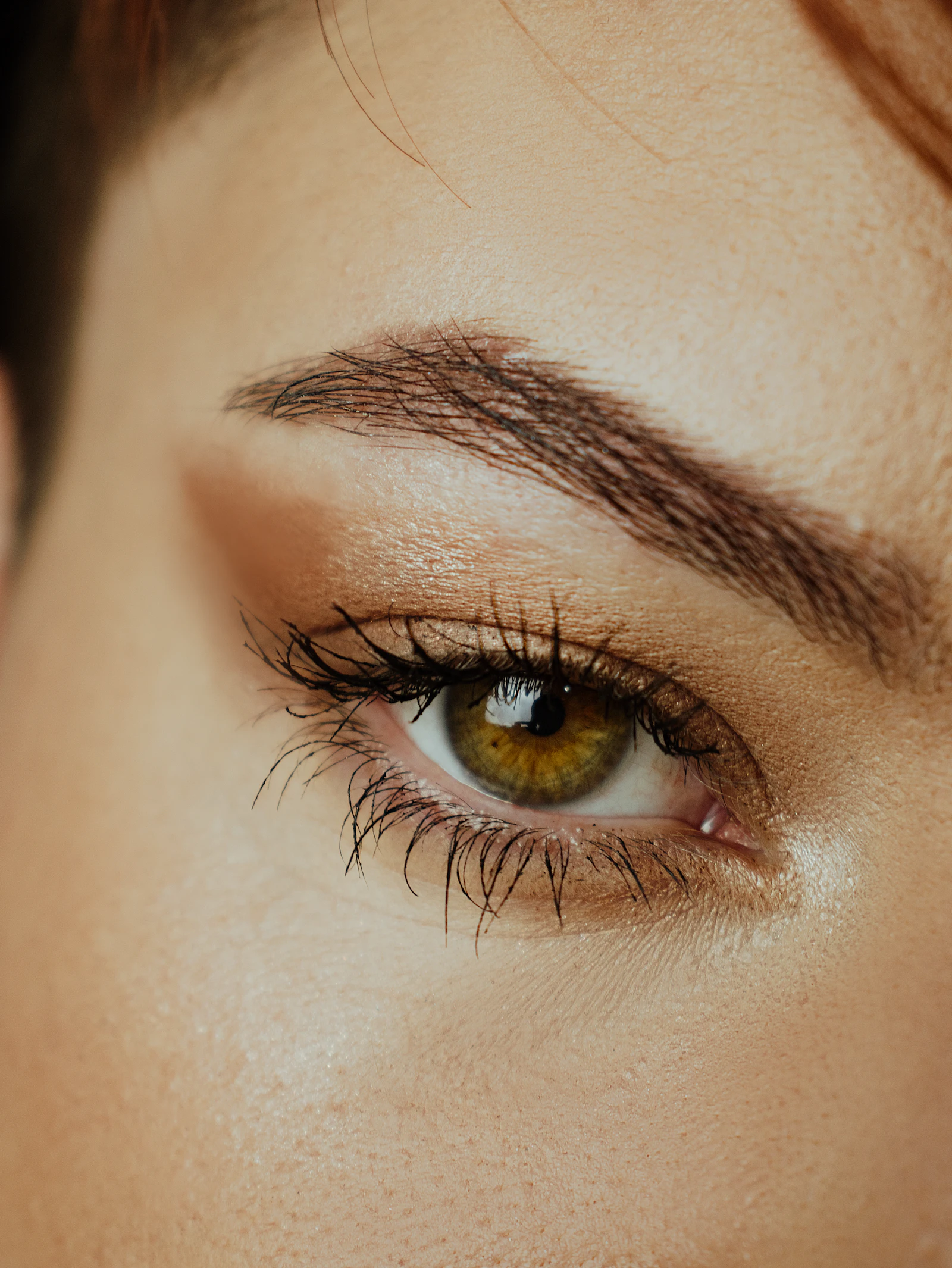 Extreme close-up of a human eye