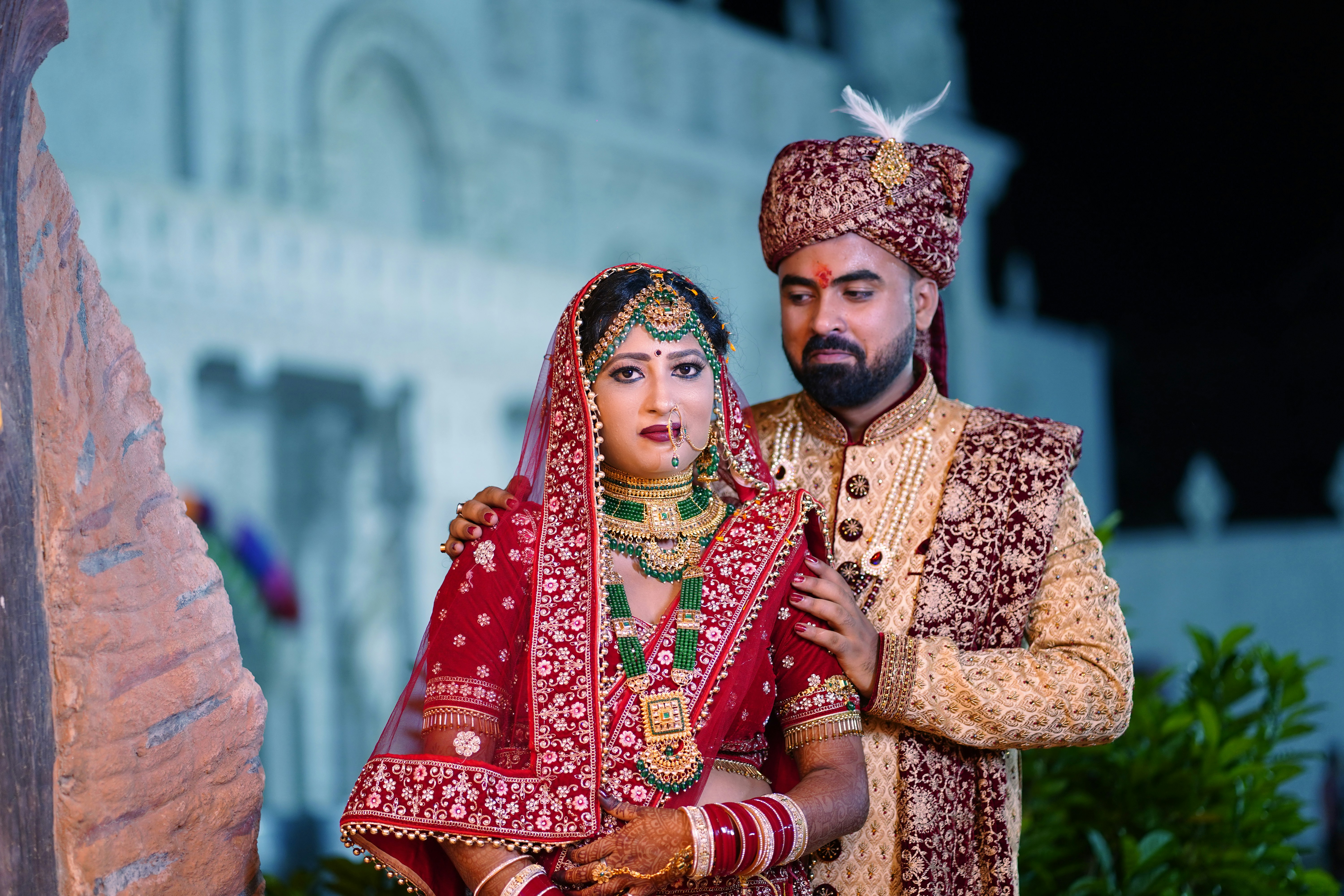 Indian couple portrait