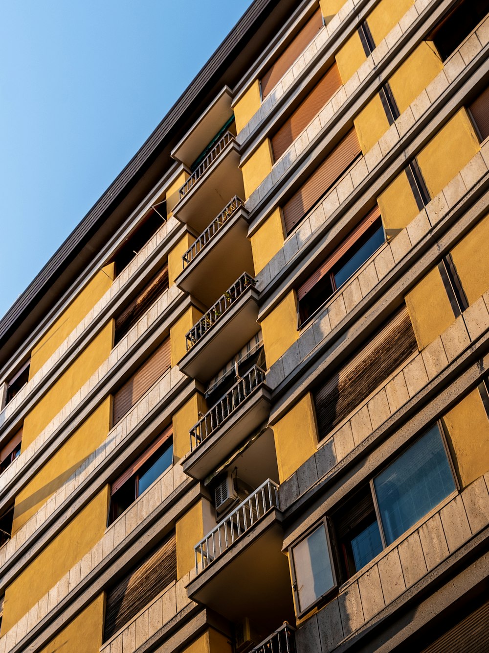 a building with balconies