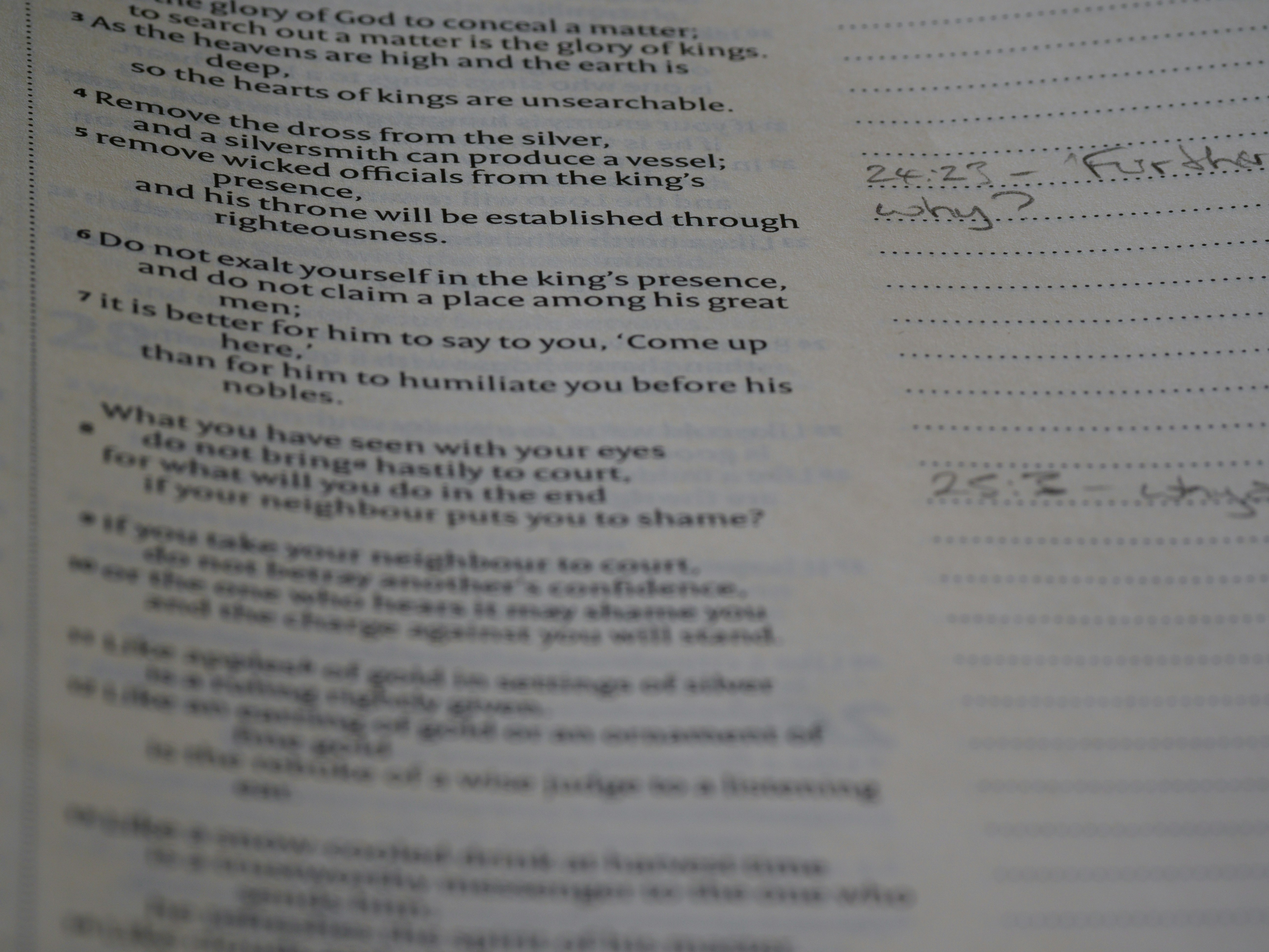 close up, bokeh, macro, blur, blurred background, close focus, bible, old testament, hebrew bible, christian, judaism, history, text, reading, bible study, devotions, text, NIV, New International Version, type, typography, canon, christianity, holy scripture, holy bible, scripture, old testament, hebrew bible, מִשְלֵי, book of proverbs, proverbs of solomon, wisdom literature, ketuvim, anthology, solomon, wisdom, sayings, mashai, folly, values, morality, proverbs, proverb, life skills, ancient wisdom, hebrew wisdom,