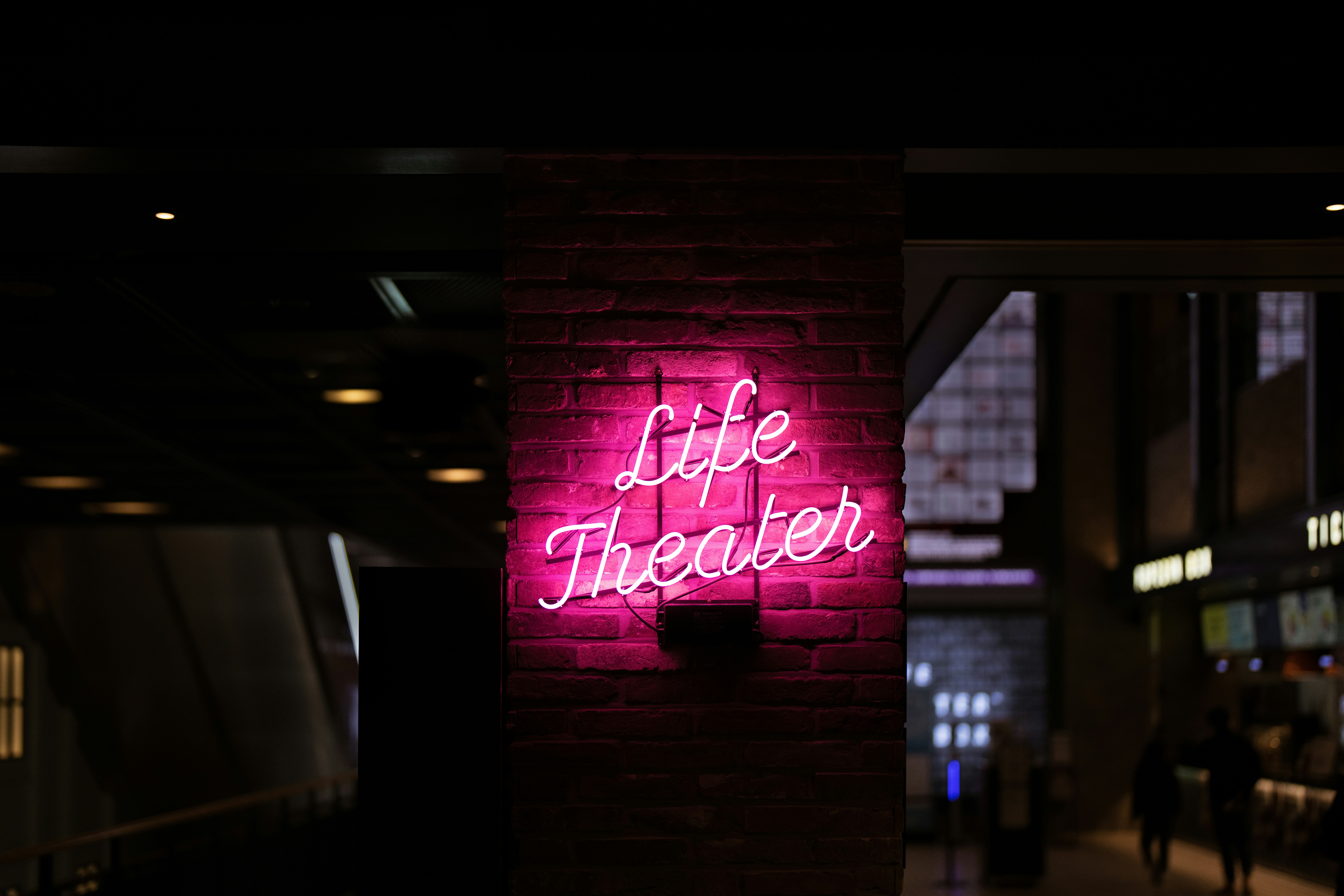 a sign on a building