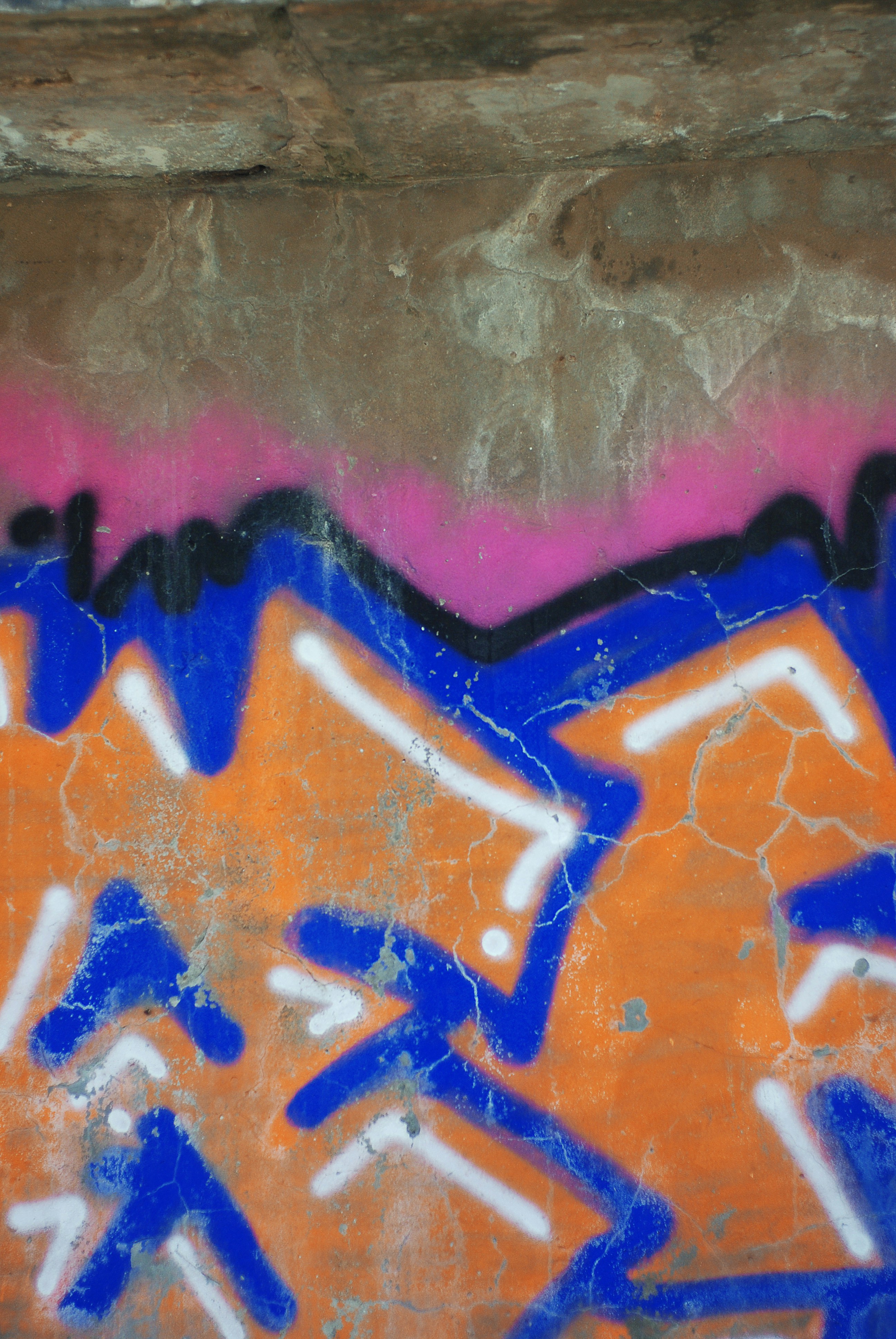 a close-up of a painting