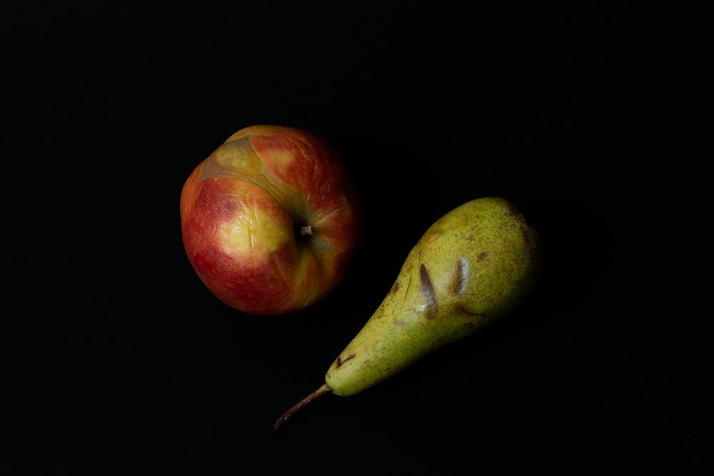 a banana and an apple