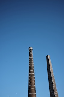 a couple of tall buildings