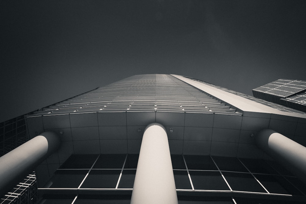 a building with a curved roof