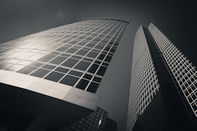 a low angle view of a building