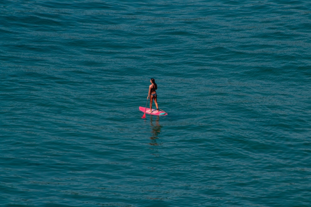 a man on a surfboard