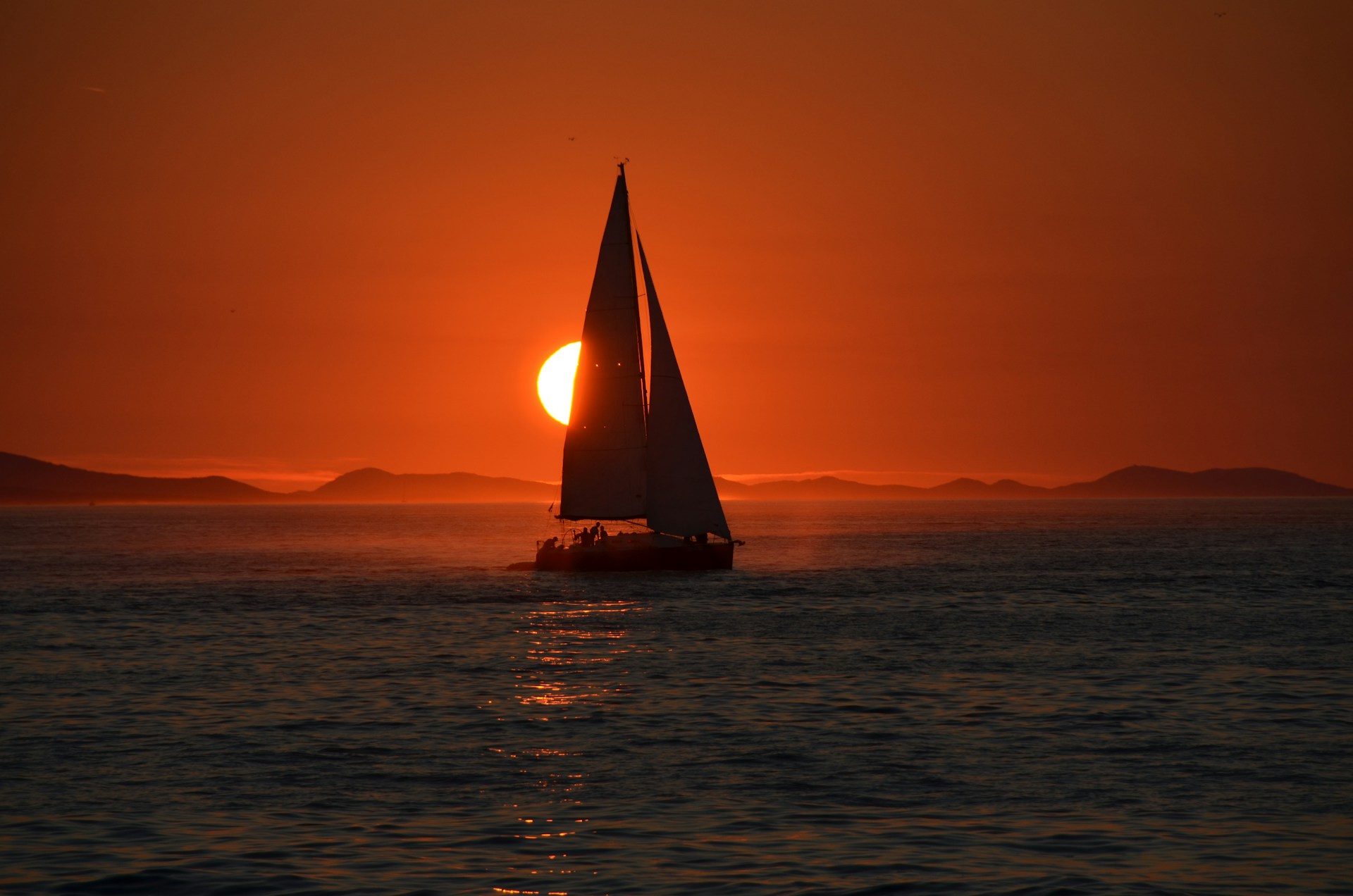a sailboat in the water