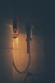 a door with a handle