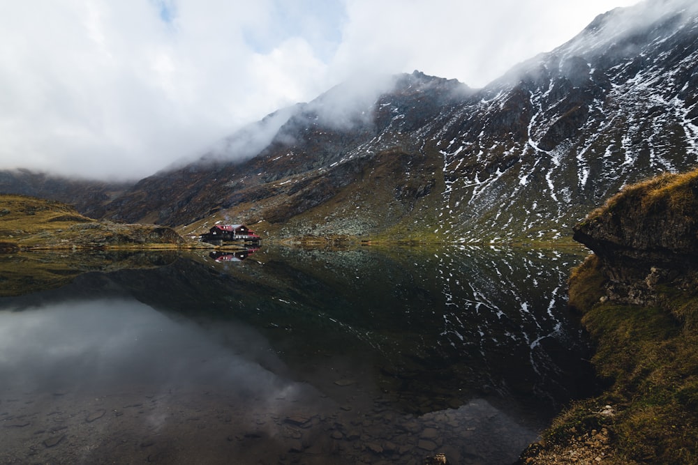 a house on a mountain