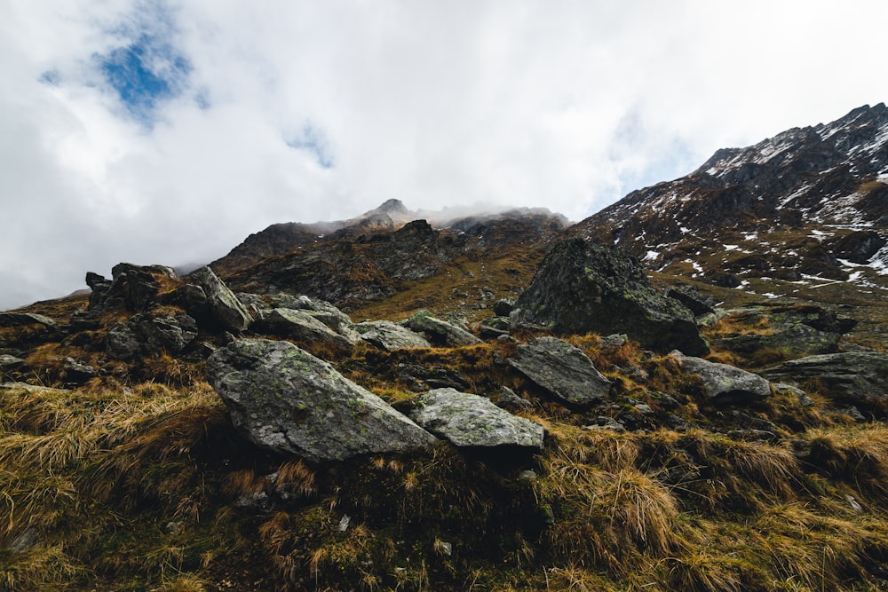 a rocky mountain side