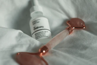 a person holding a bottle