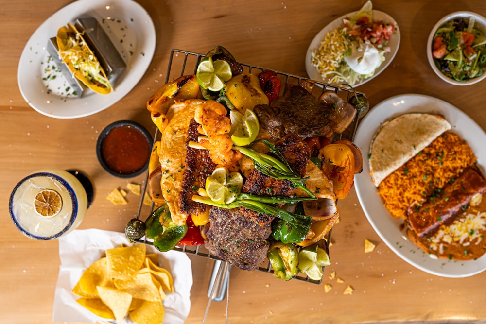 a plate of food