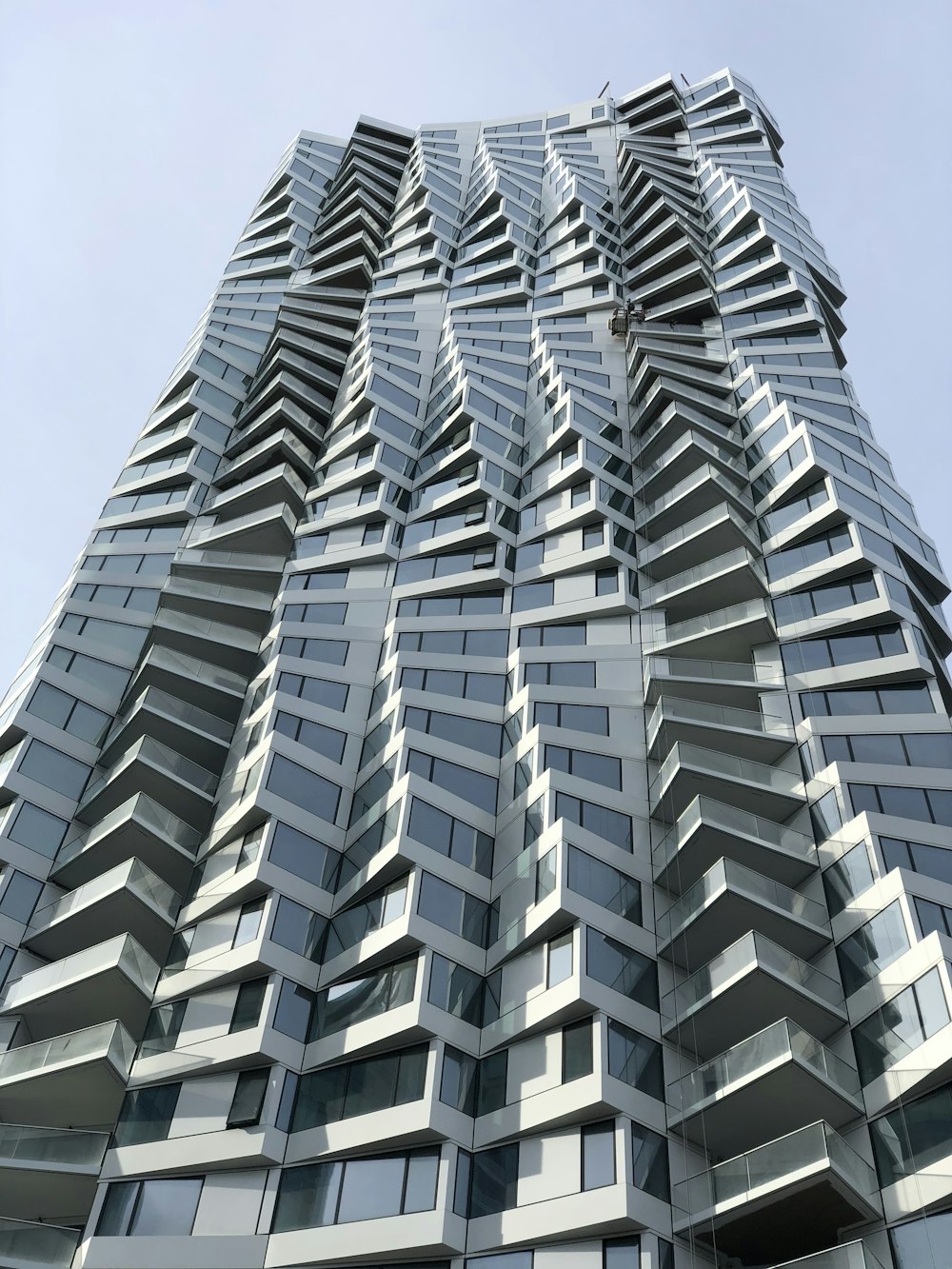 a tall building with many windows