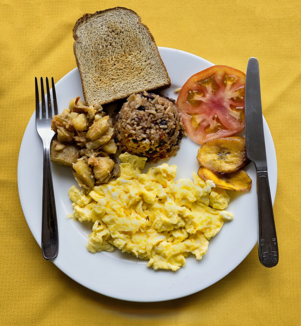 a plate of food