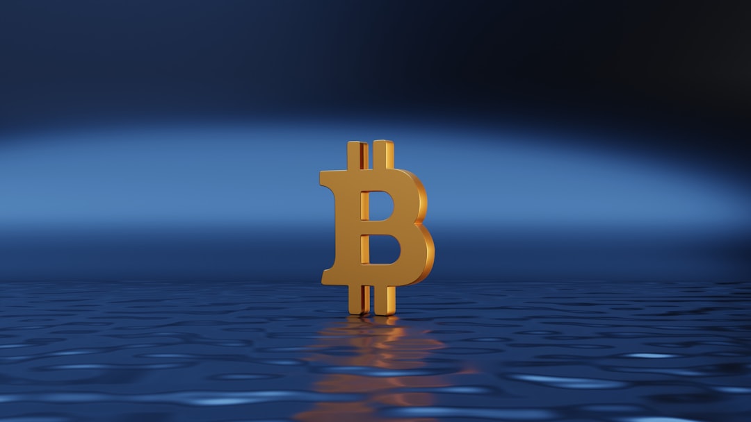 a yellow figure in the water, bitcoin illustration. work email ?shubhamdhage000@gmail.com