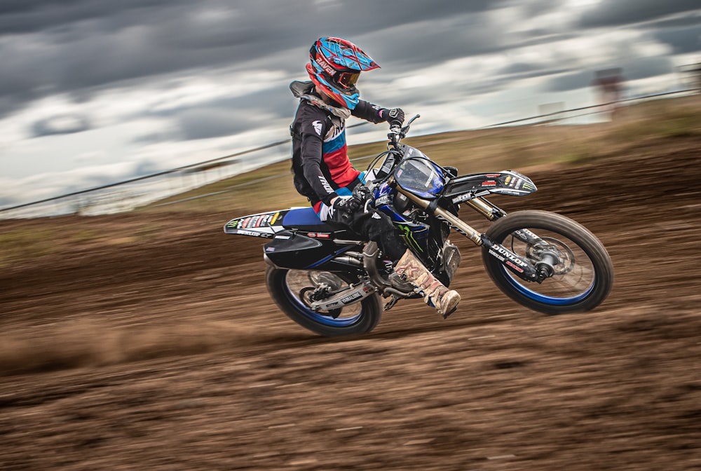 a man riding a motorcycle