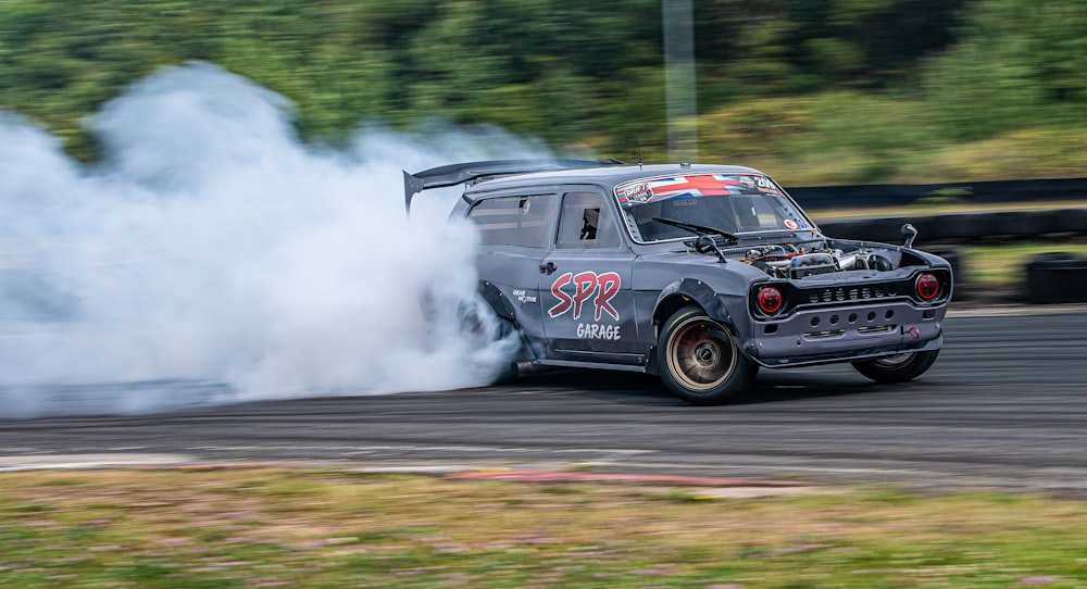 a race car on a track