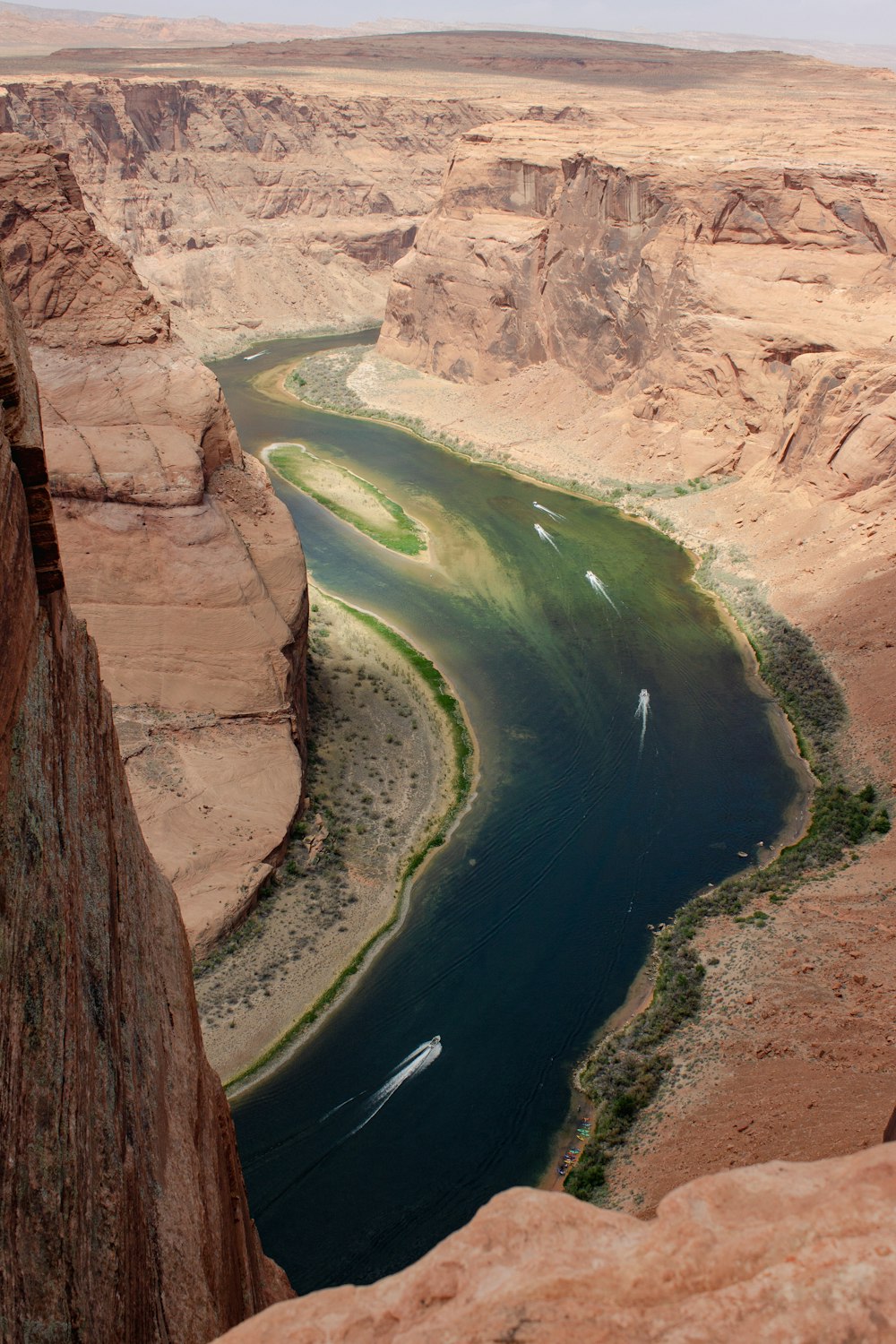 a river running through a canyon