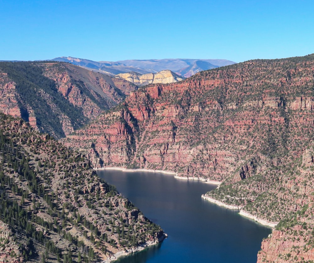 a river running through a canyon