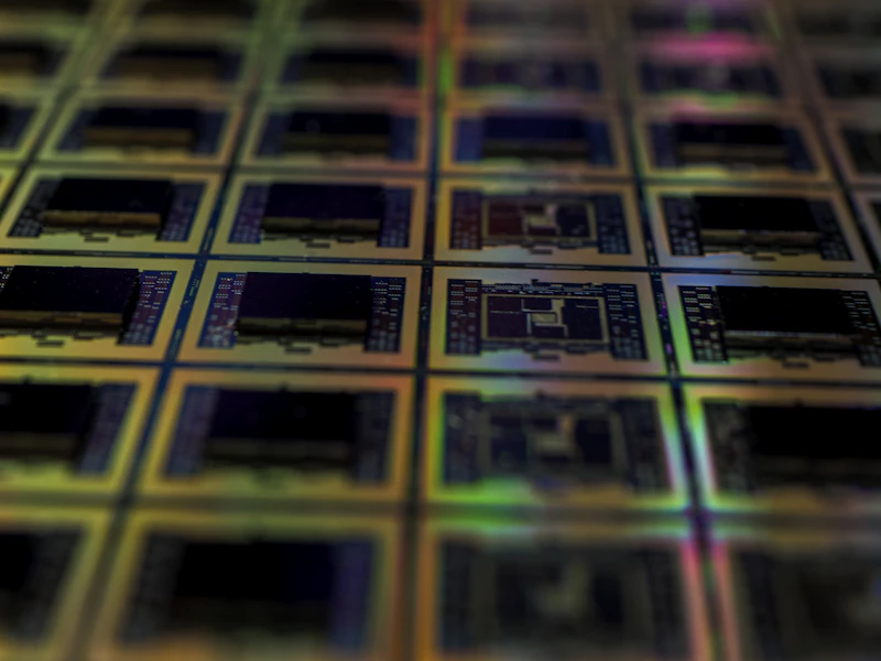 Close-up of computing hardware