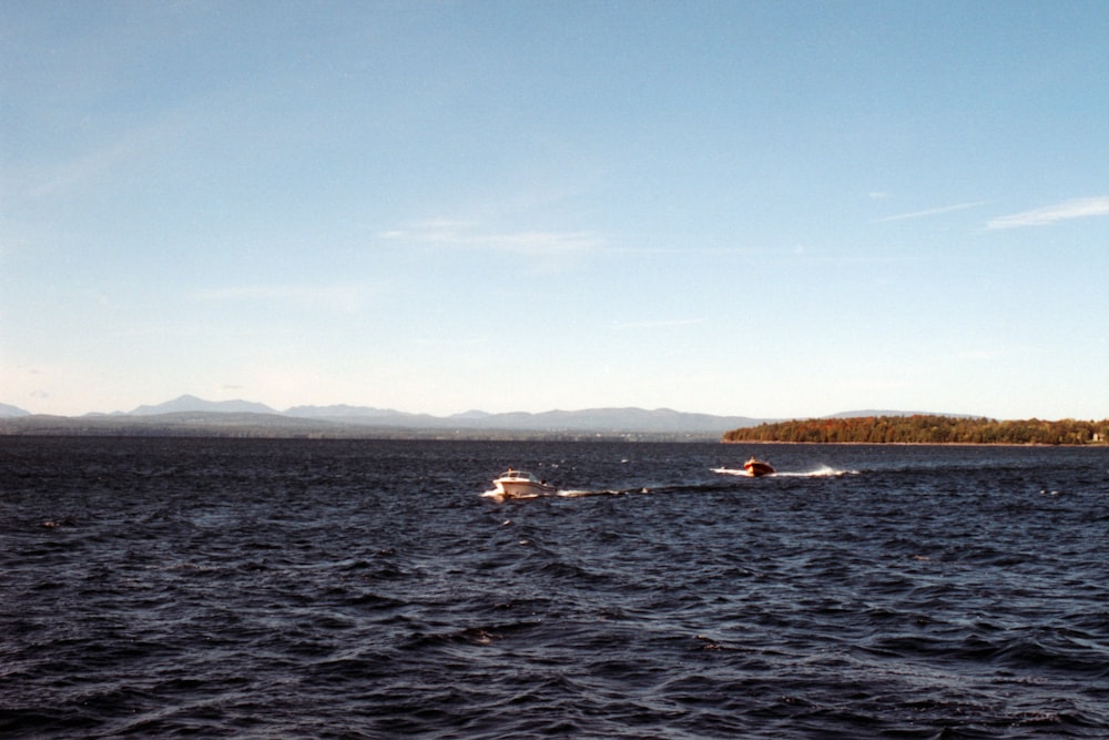 a boat on the water