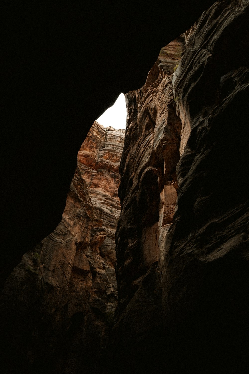 a cave with a large opening