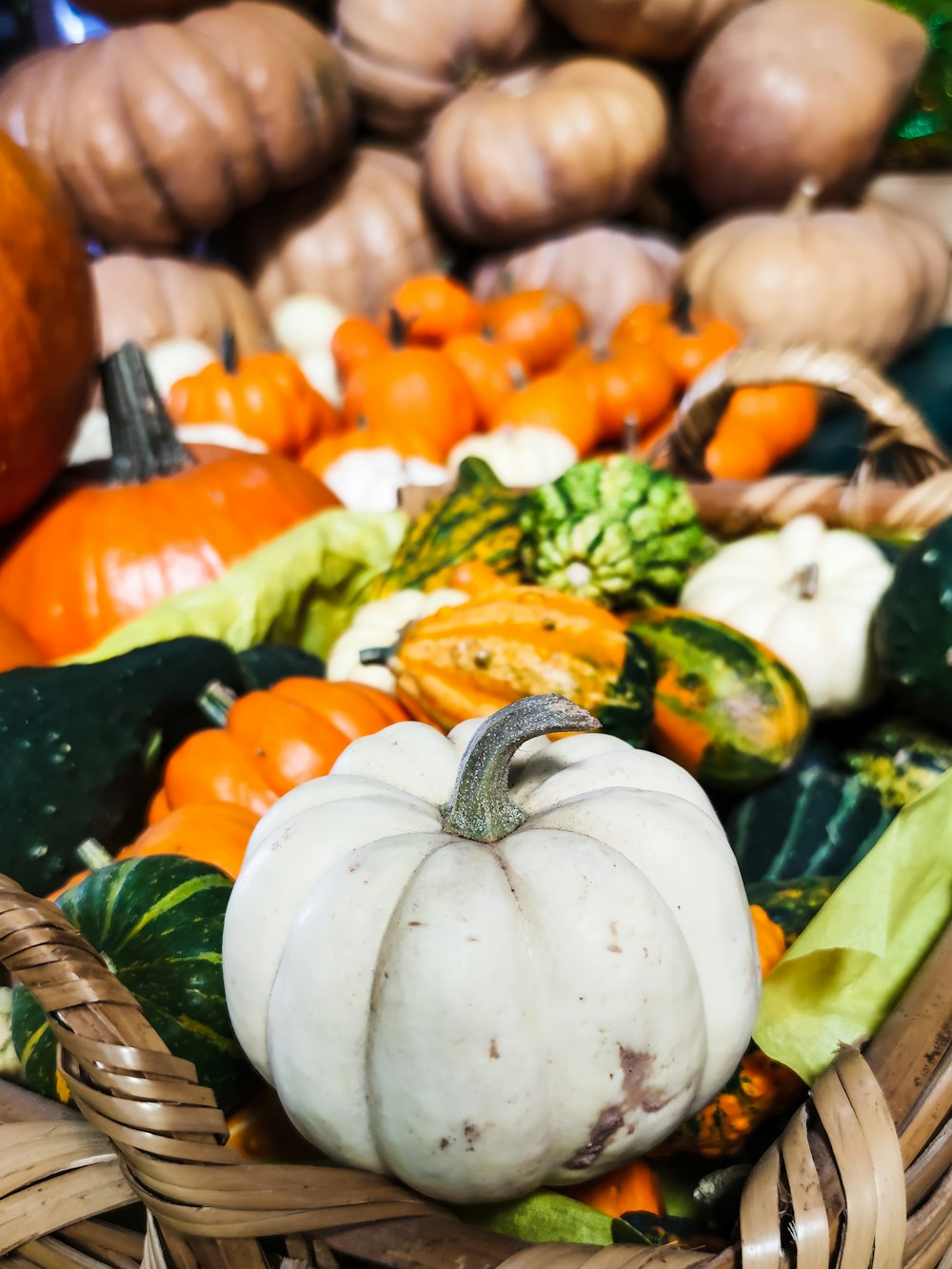 a basket of vegetables