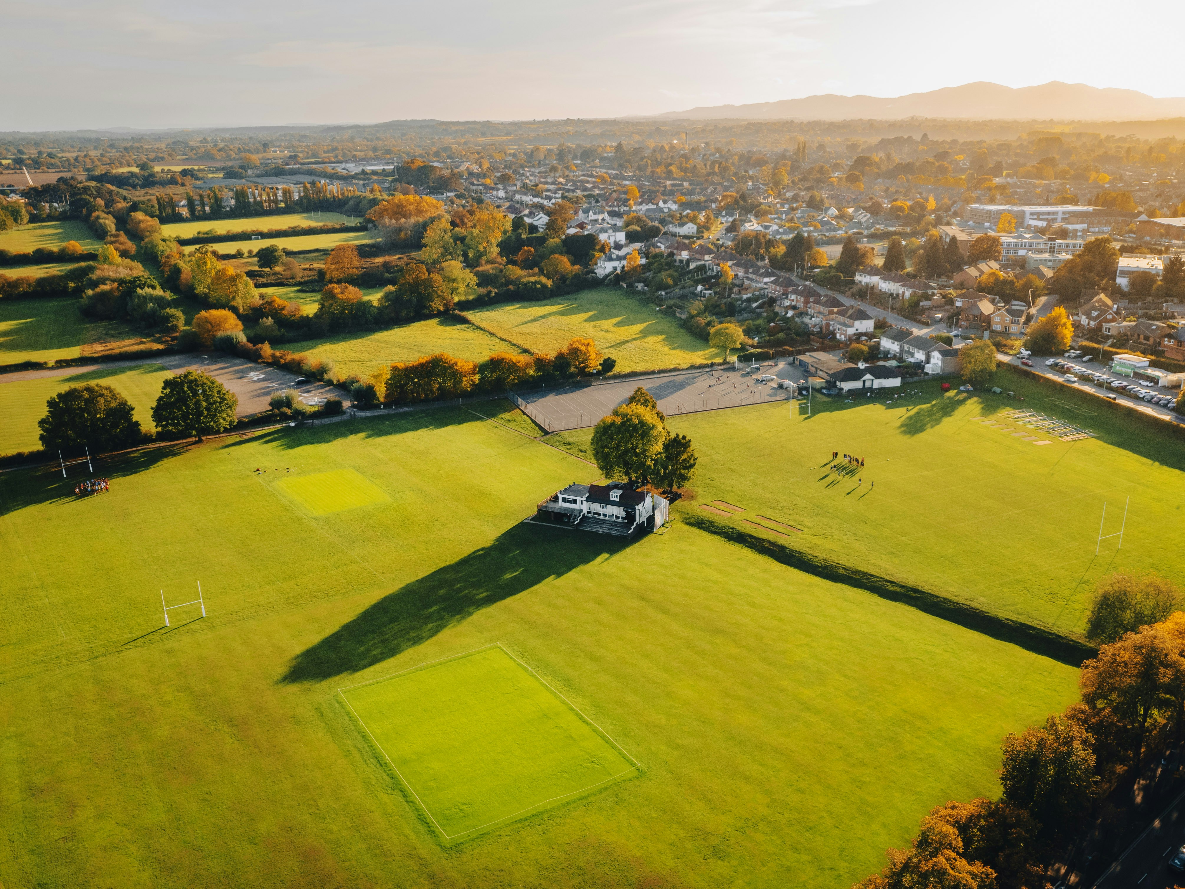 a large green landscape