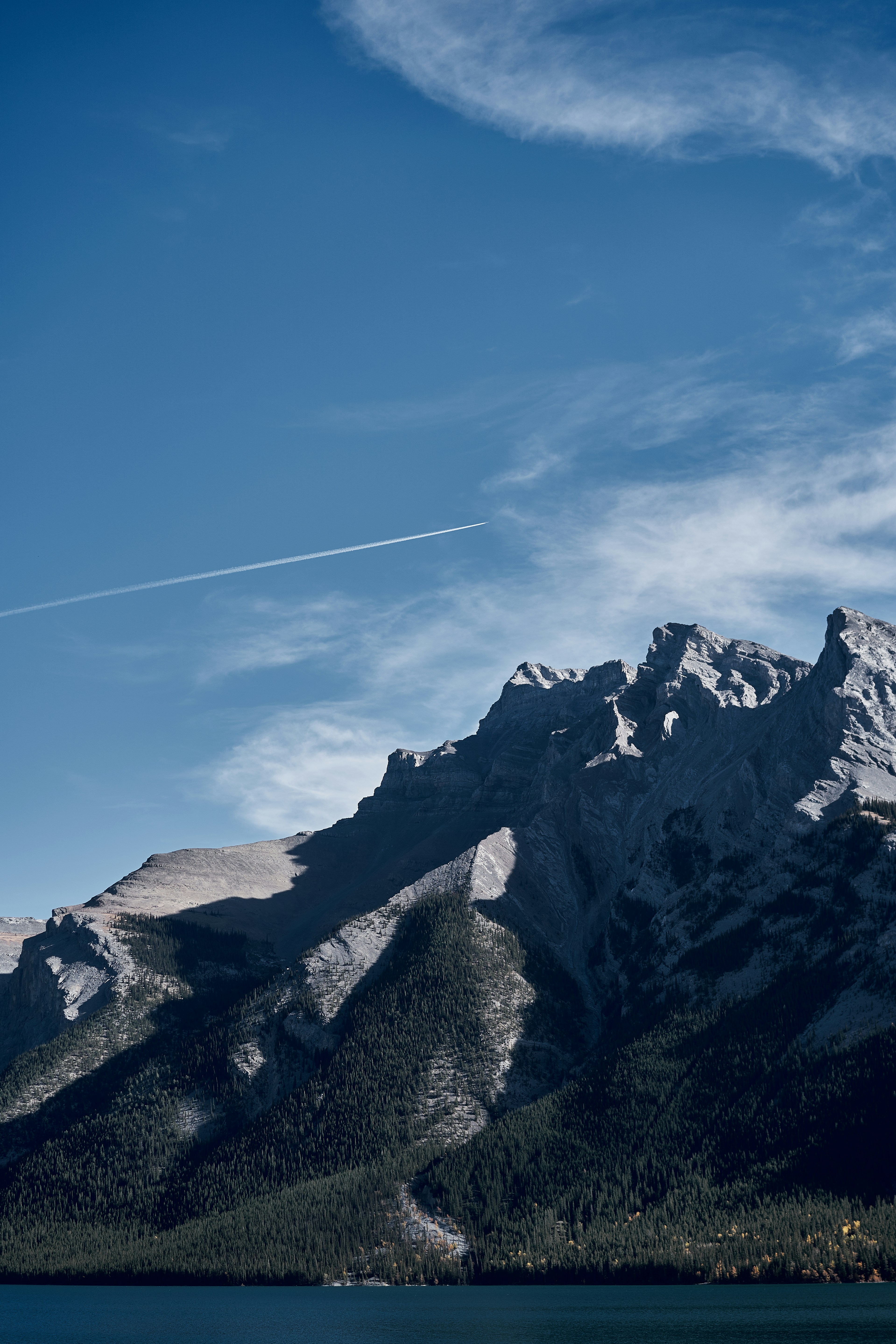 a mountain with snow