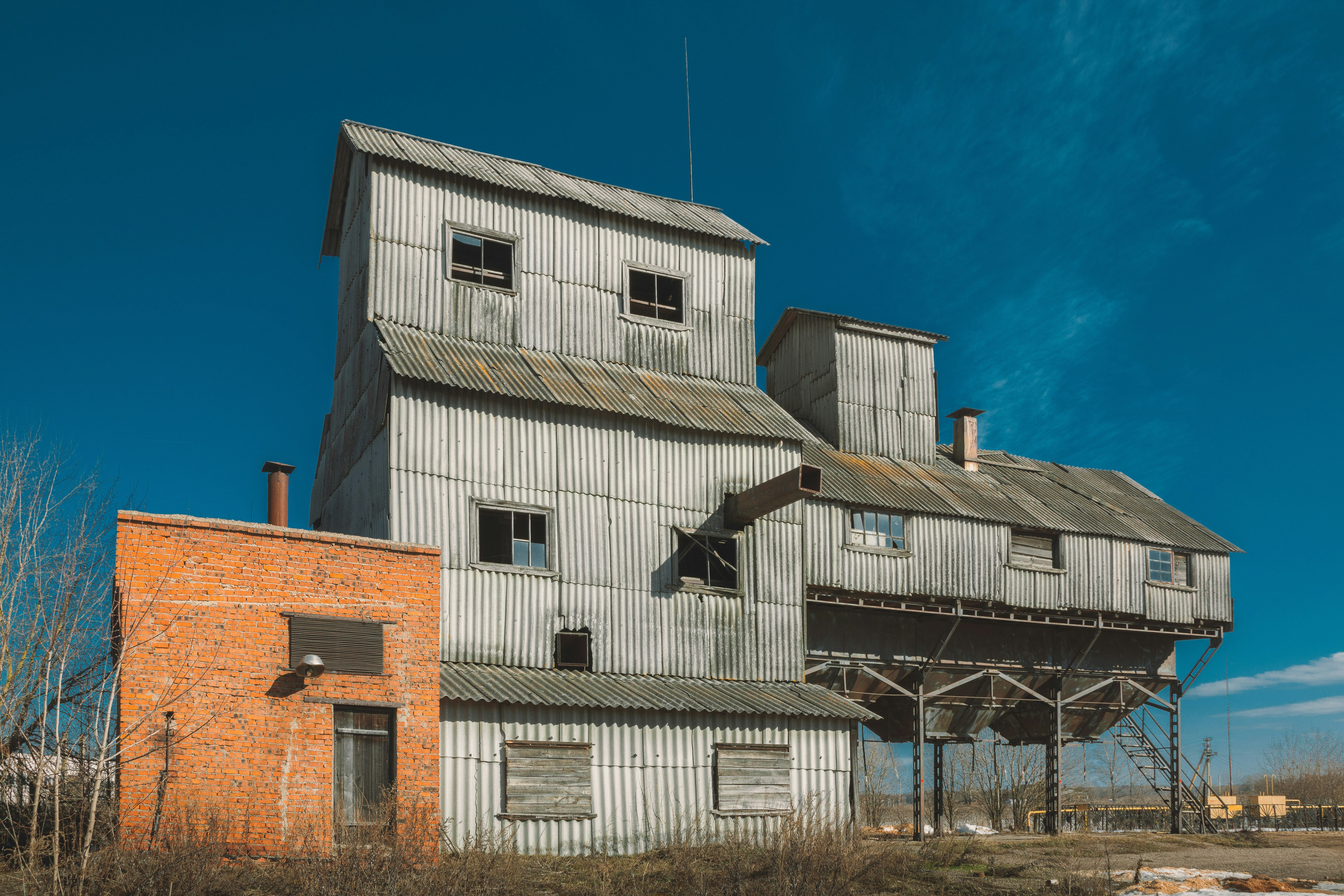 a house with a large front yard