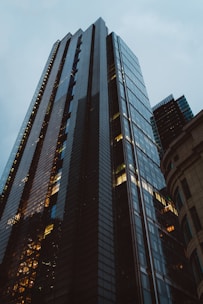 a tall building with many windows