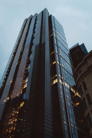 a tall building with many windows