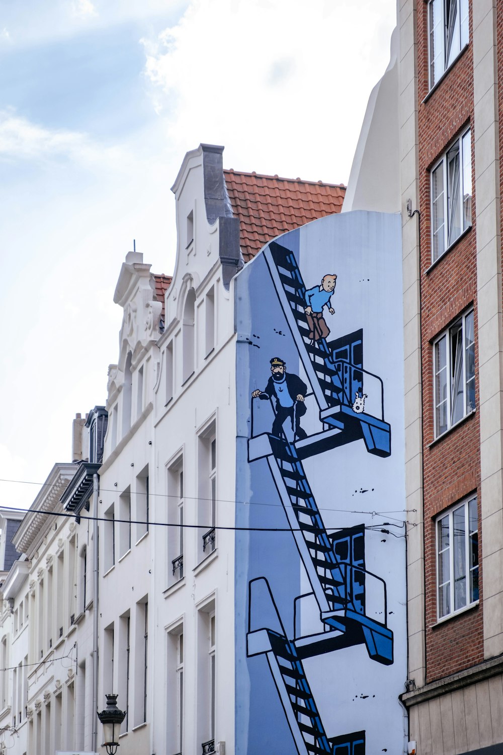 a mural on a building