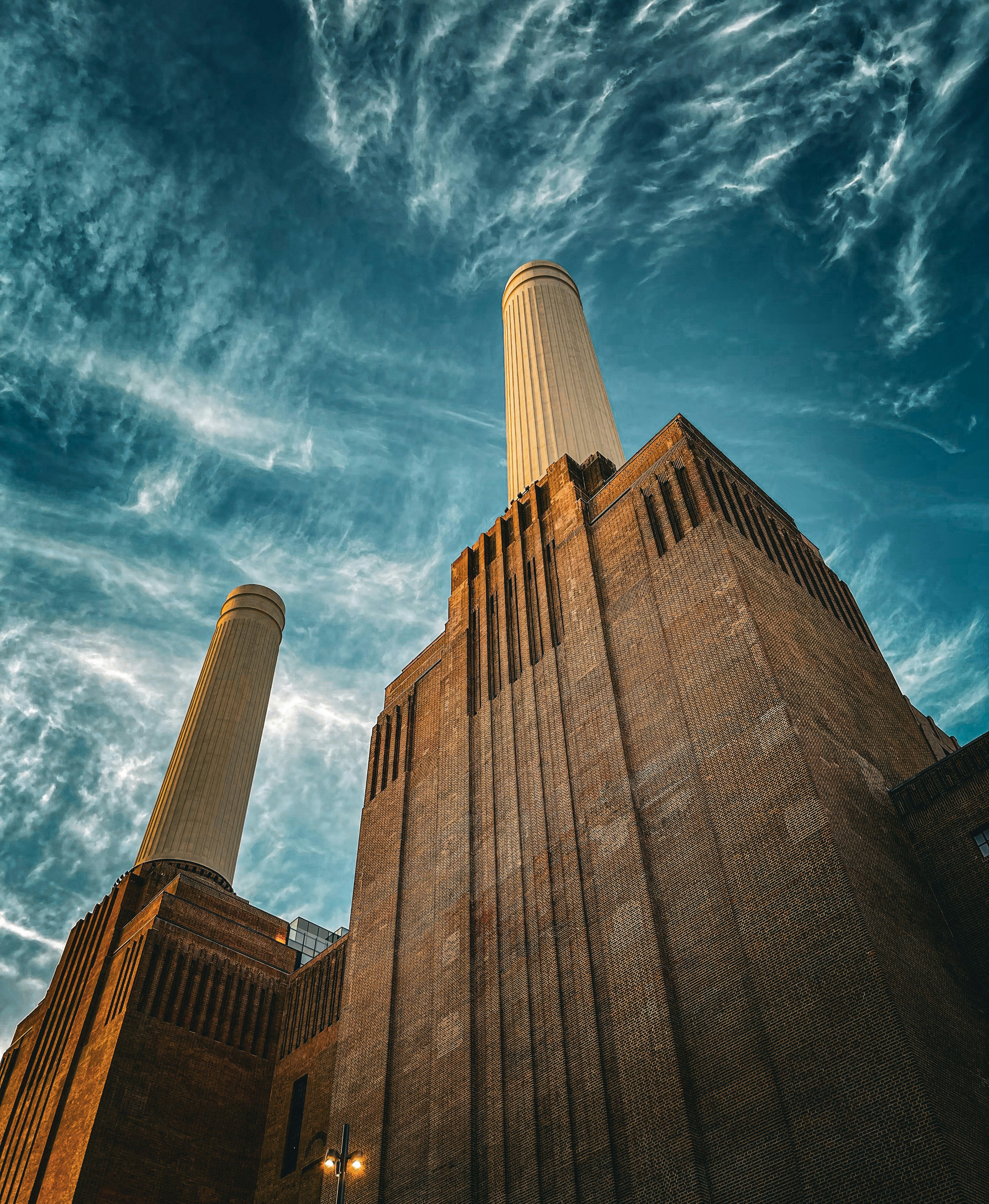 a couple of tall buildings