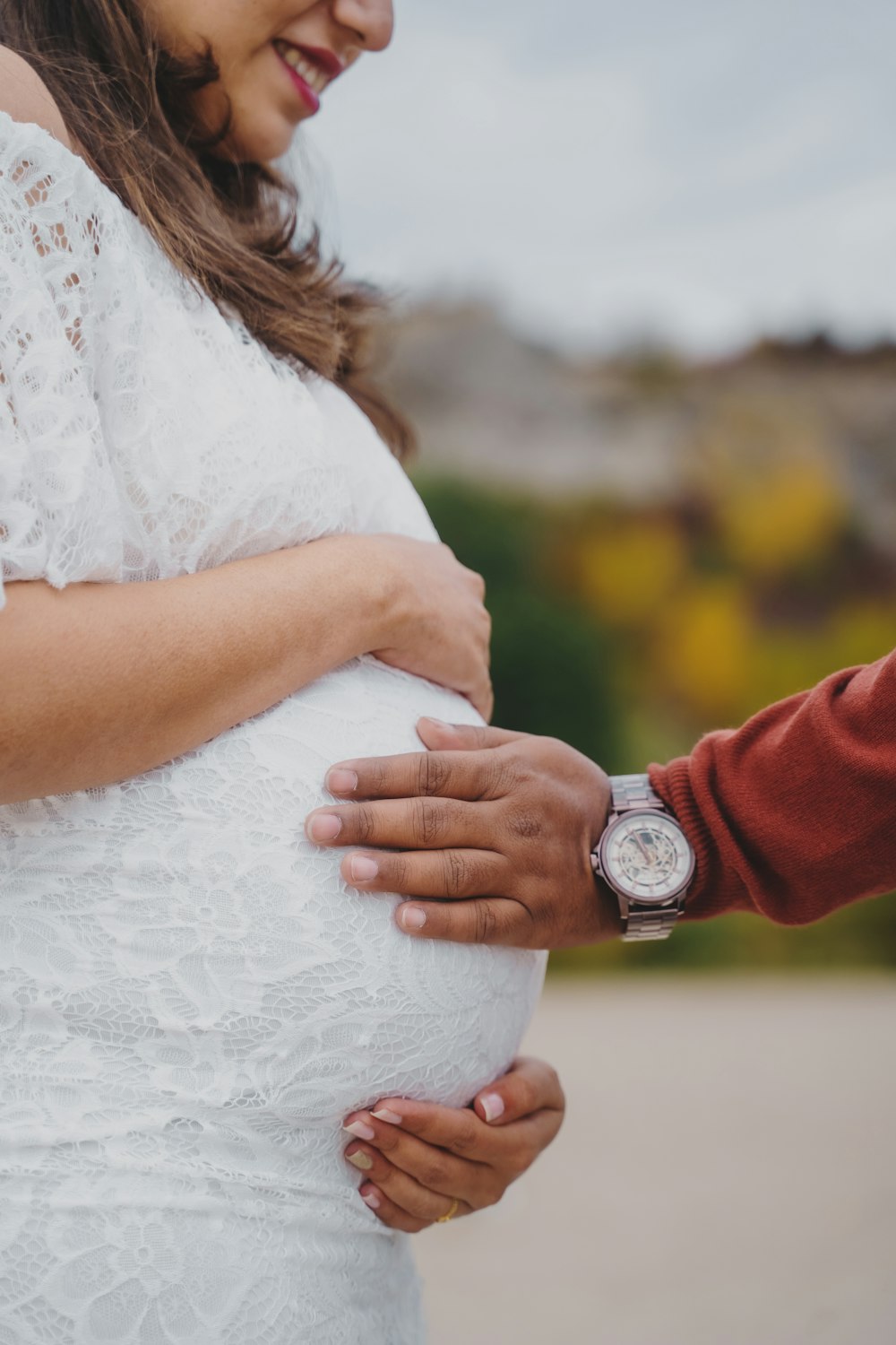 a person holding a person's hand