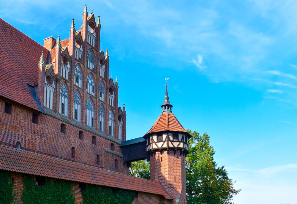 a building with a tower