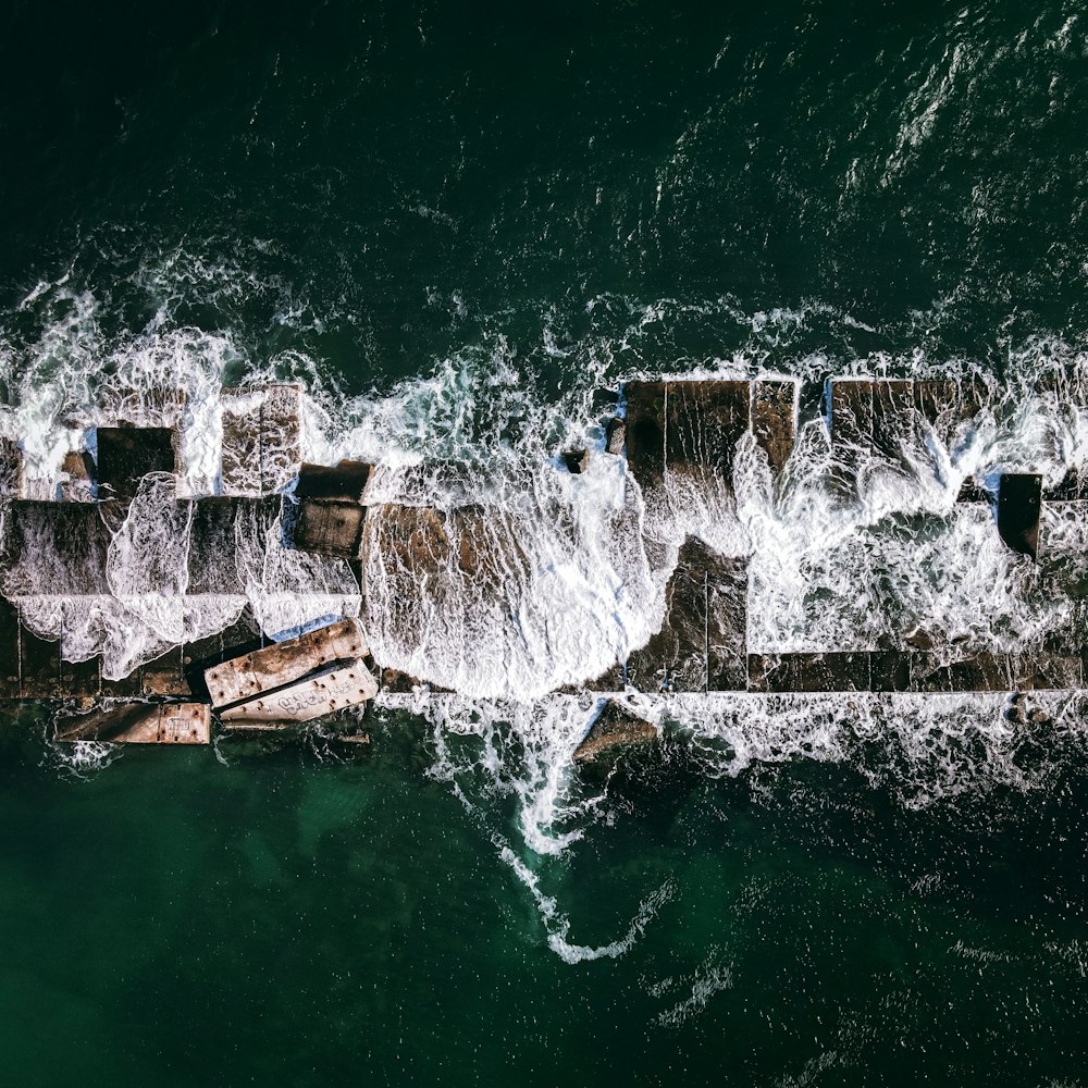 a large building on a cliff