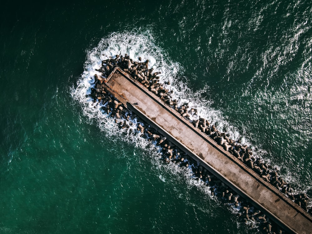 a boat in the water