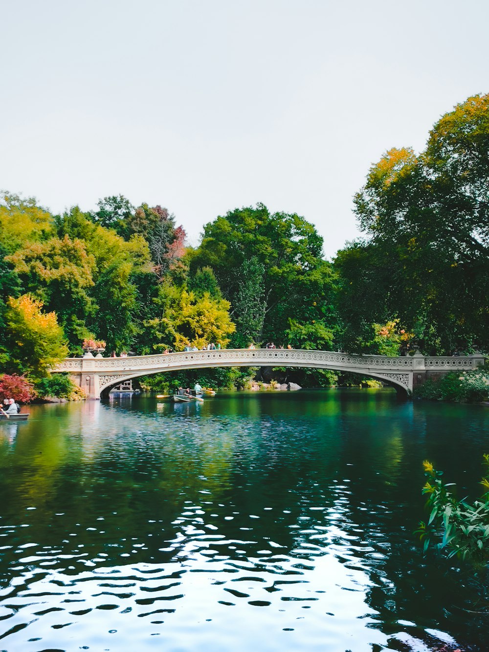 a bridge over a body of water