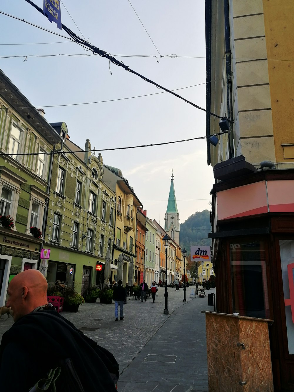 a street with buildings on both sides