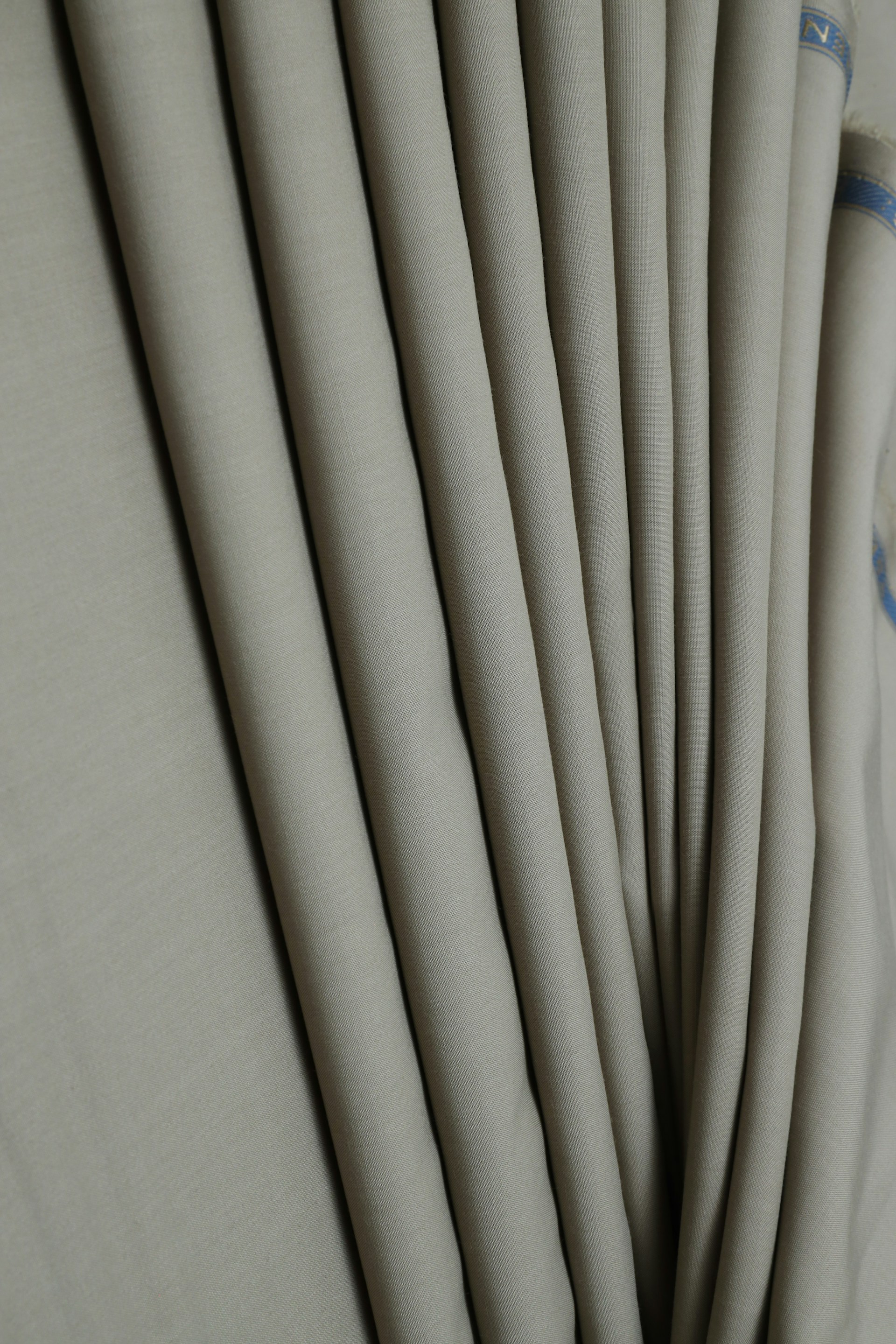 a close up of a white fabric