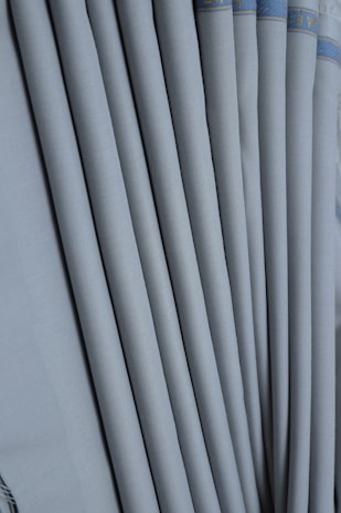 a close up of a grey fabric