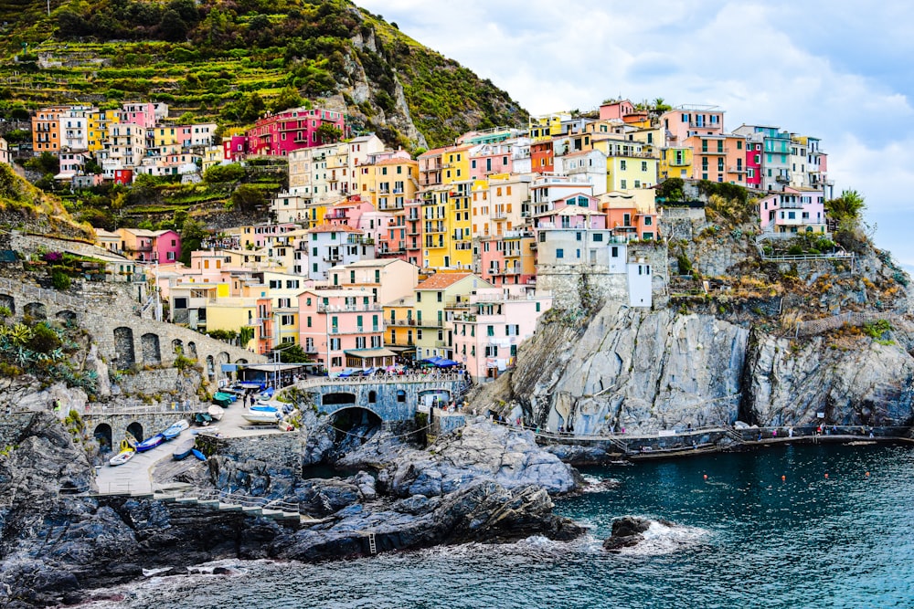 Cinque Terre on the edge of a cliff