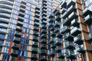 A modern residential building showcasing innovative architecture.