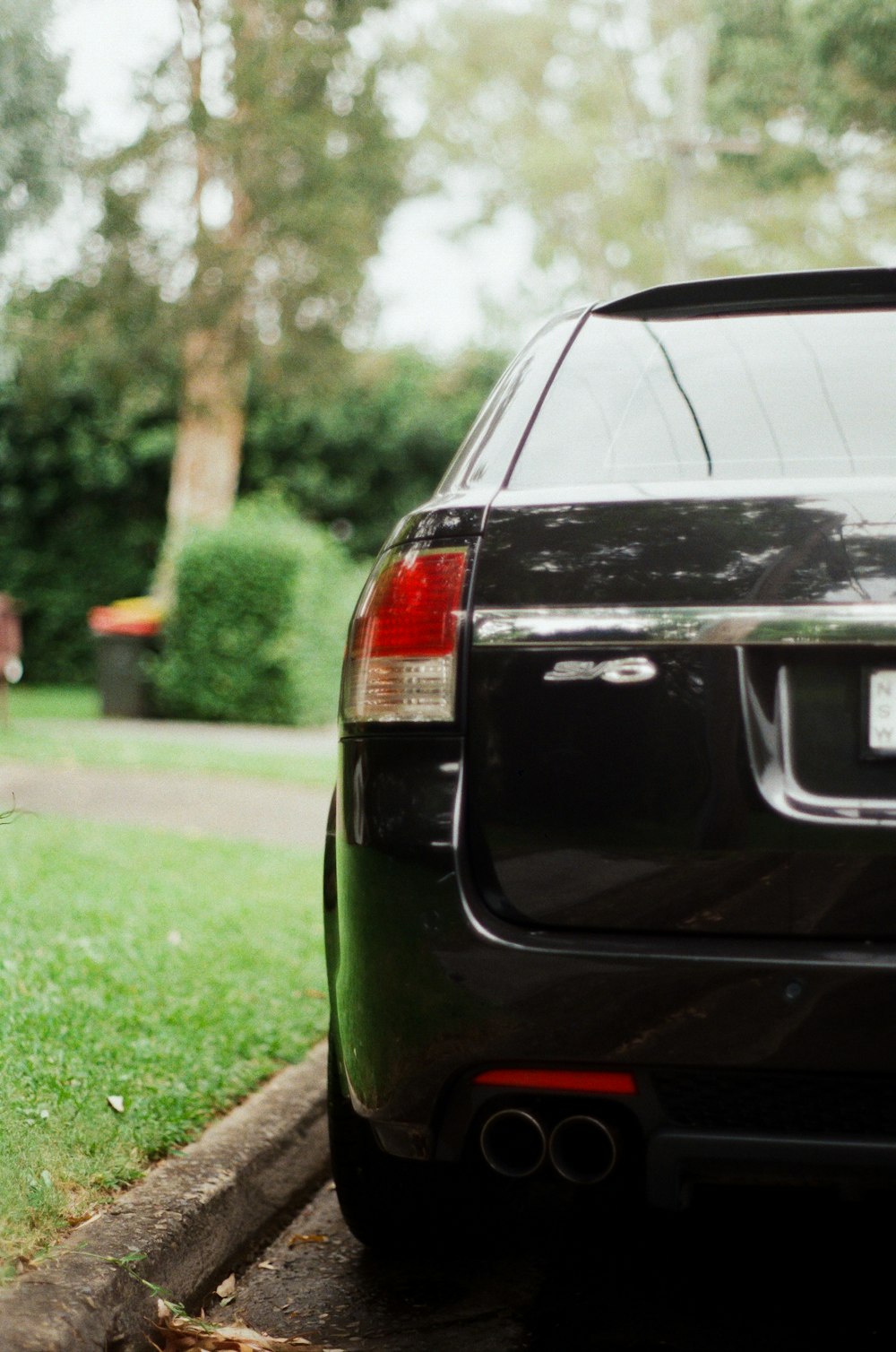 the back of a car