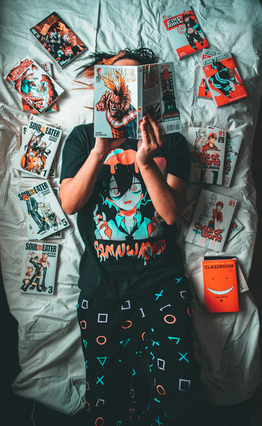 a person holding a bunch of cards