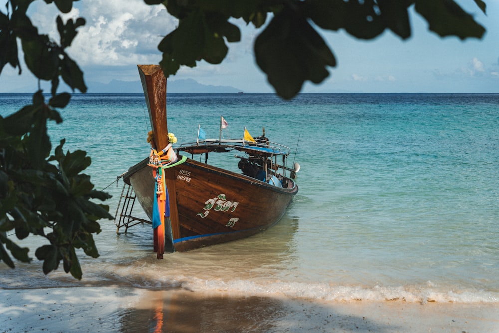 a boat on the water