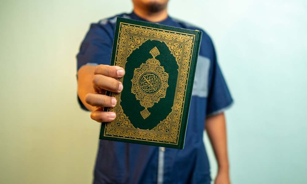 a person holding a shield