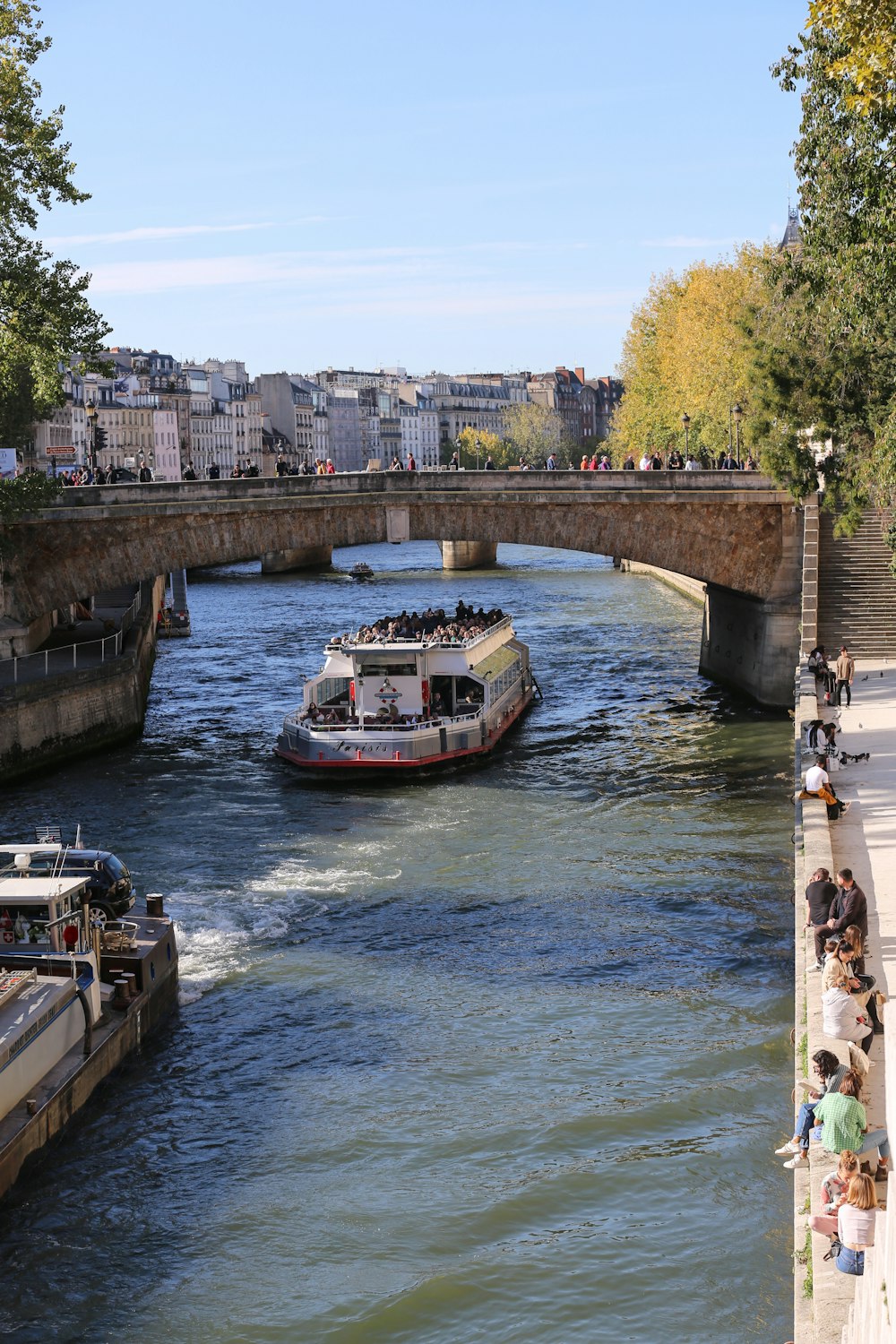 a boat on the water